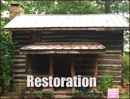 Historic Log Cabin Restoration  Winchester City, Virginia